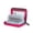 Red, variant on Leather Credit Card Holder Wallet RFID Blocking Secure Card Case Zipper