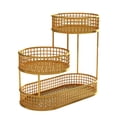 thumbnail image 3 of IAJFHAFS 3 Tier Fruit Basket Countertop Round Artistical Fruit Basket Bowl For Kitchen Counter Compact Metal Mesh Basket Fruits & Vegetables Stand, 3 of 5