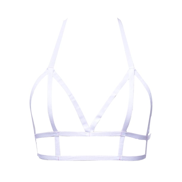 Brassiere Material Premium Cupsess Lencería Firmess Apasionada Misterioso Dulce Regalo Romántico Ambiente Moda Cupless Bras Blanco Scienceny XX000635-01