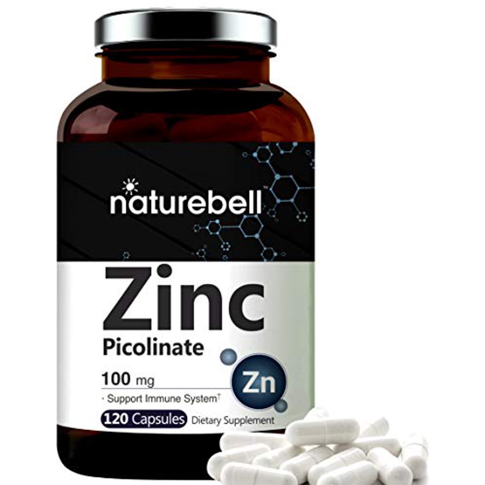 Maximum Strength Zinc 100mg, Zinc Picolinate Supplement, 120 Capsules
