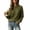 Army Green—Knit Sweatersfor Women, variant on Women's Mock Neck Sweaters Trendy Basic Long Sleeve Pullover Tops Loose Fit Drop Shoulder Sweater Comfort Chunky Knit Jumpers Fall Clothes Winter Layering Orange XXL