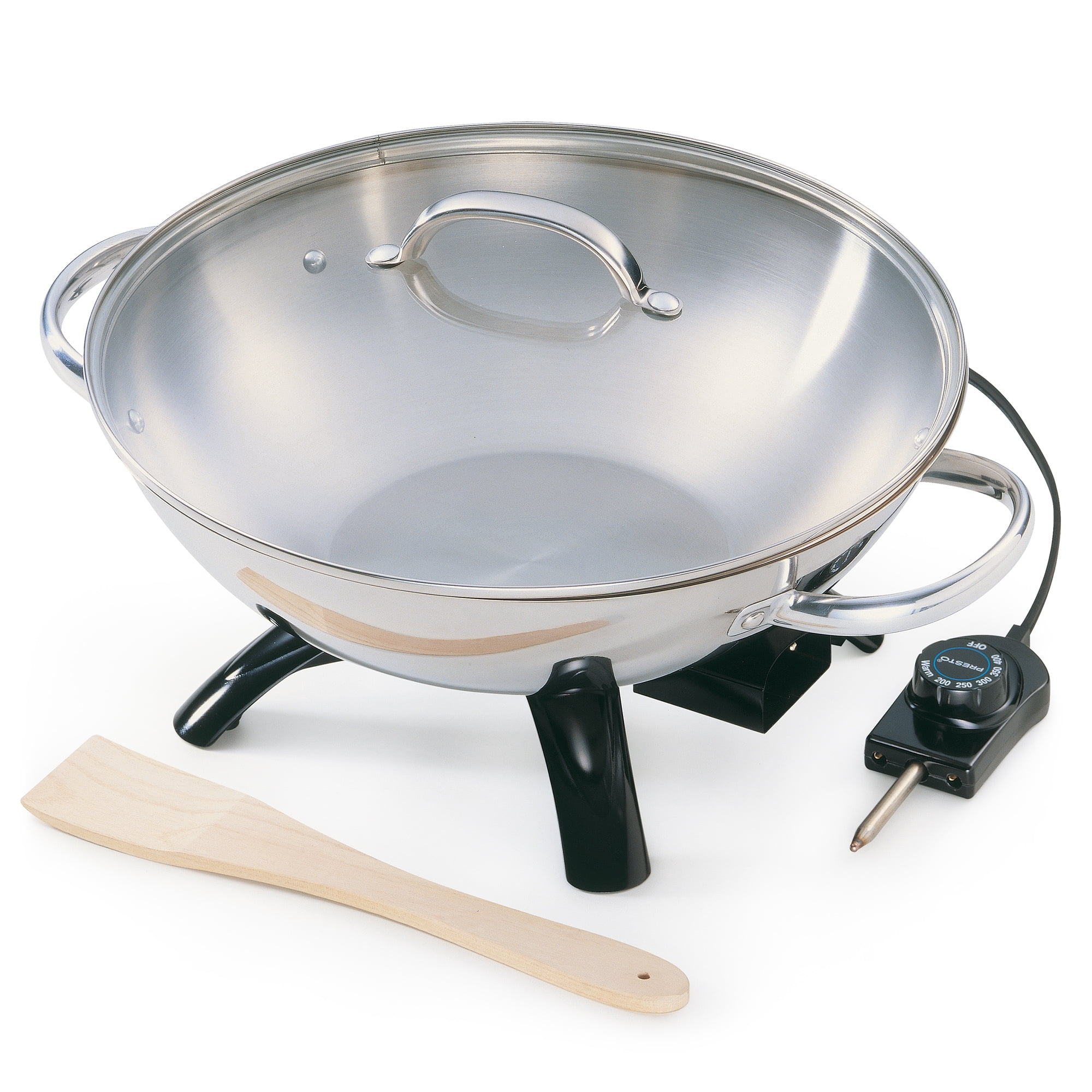 Presto 1500-Watt Stainless Steel Electric Wok - Thumbnail 3