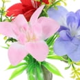 thumbnail image 4 of OUNONA 5-Pack Colorful Sushi Plates with Artificial Orchid Flower Accents for Restaurant, Home, Hotel Tableware and Decor, 4 of 7