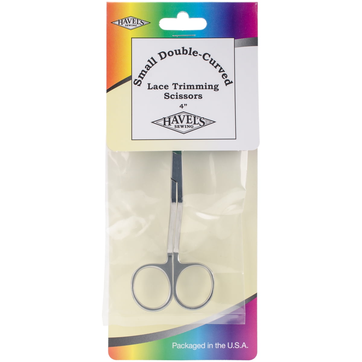 Havel's DoubleCurved Lace & Applique Scissors 4"Rounded Tips