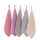 thumbnail image 1 of Juego de 5 toallas de mano de cocina con anillos Toallas de mano suaves y de secado rápido Toallas de mano cuadradas finas para colgar con pequeñas toallas de secado colgantes para baños de cocina, 1 of 5