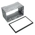 thumbnail image 3 of Universal Car Stereo Double Din Fitting Cage Mounting Frame Installation Kit With Removal Keys for Car DVD Player Radio Headunit, 3 of 12