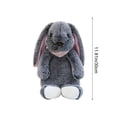 thumbnail image 3 of ToyKingdee Adorable Floppy Ear Bunny Plush with Decorative Bandana, Soft Cuddly Stuffed Animal for Kids and Gifting, 3 of 6