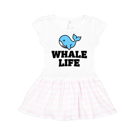 

Inktastic Whale Life Gift Toddler Girl Dress