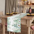 thumbnail image 2 of Table Runners 72 Inches Long Dress Scarves, Green Eucalyptus Leaves Farmhouse Kitchen Table Runner, Coffee Tablerunners, Summer Botanical Watercolor Daisy 14x72 Inch, 2 of 9