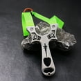 thumbnail image 6 of Runzkzy Hunting Slingshot Stainless Steel Catapult Flat Rubber Band High Precision Cutting Power, 6 of 8