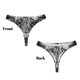 thumbnail image 3 of Balery Geometric Bull Design Tangas de Algodón para Mujer con Estampado – Ropa Interior Sexy, Transpirable, G-string-X-Large, 3 of 6