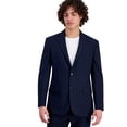 thumbnail image 3 of Dkny Mens Modern fit 2 Piece Suit 48 R / 42 Waist Dark Navy Blue Solid Stretch, 3 of 5