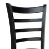 Noble House Stanton Indoor Rubberwood Dining Chairs, Set of 2, Matte black, Matte black