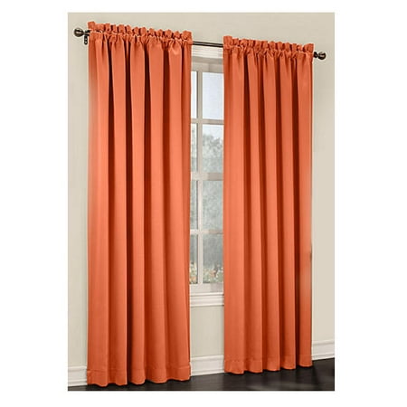 Sun Zero Emory 2 Pack Room Darkening Rod Pocket Curtain