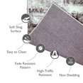 thumbnail image 3 of 594564 Zielle Soft Shag Painterly Modern Rug Gray Area Rug Runner 2'2" x 7'7", 3 of 9