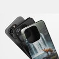thumbnail image 4 of Fox Waterfall For All iPhone Series Tough Phone Case Nature Wildlife Landscape Green Blue Orange, 4 of 7