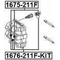 thumbnail image 2 of Front Brake Caliper Repair Kit Febest 1675-211F Oem A0034200183, 2 of 2