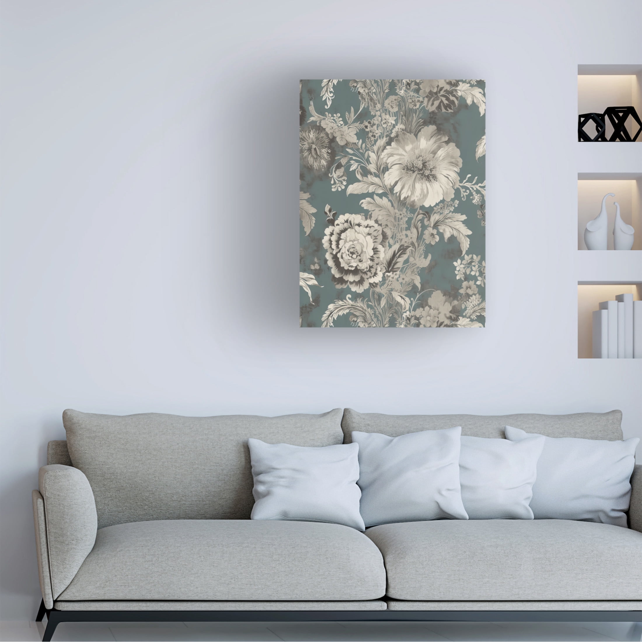 Canvas Wall Art - Sasha 'Maries Boudoir II' Wall Art for Living Room, Bedroom, or Office Décor by Trademark Fine Art - 14 x 19 Inches