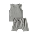 thumbnail image 6 of Coduop Infant Baby Boy Shorts Set Tank Top Jogger Shorts Outfit Summer Clothes, 6 of 6