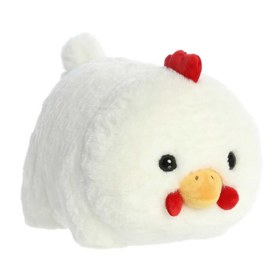 Aurora - Medium White Spudsters - 10.5" Claire Chicken - Adorable Stuffed Animal