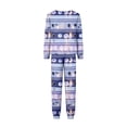 thumbnail image 5 of Matching Halloween Pajamas Set for Whole Family, Breathable Long Sleeve Halloween Family Pajamas with Moon Ghost Pattern, Cozy Family Halloween Pajama Set Sleepwear, 5 of 7