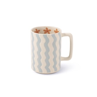 Thyme & Table 2 Pack Stacking Celestial White and Blue Mugs 14.2 fl oz,  Stoneware - Walmart.com