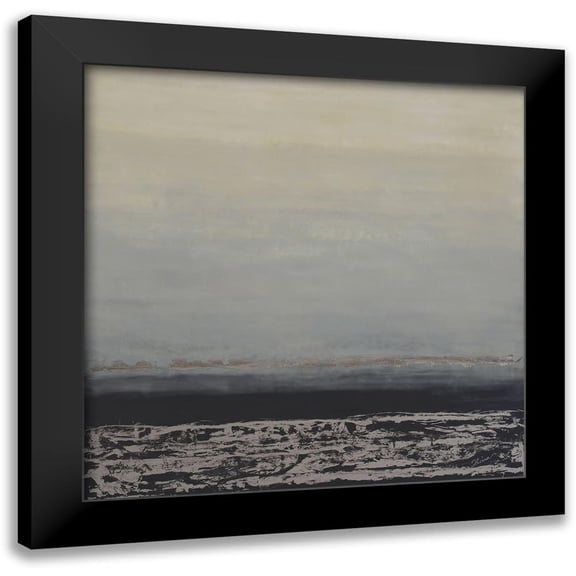 Shanti, Shima 12x12 Black Modern Framed Museum Art Print Titled - Deep Like This