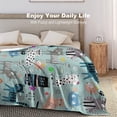 thumbnail image 3 of Cat Blanket Super Soft Flannel Throw Blanket Cat Gifts for Cat Lovers Cozy Lightweight Blankets for Women Kids Adults 50"X 40", 3 of 6