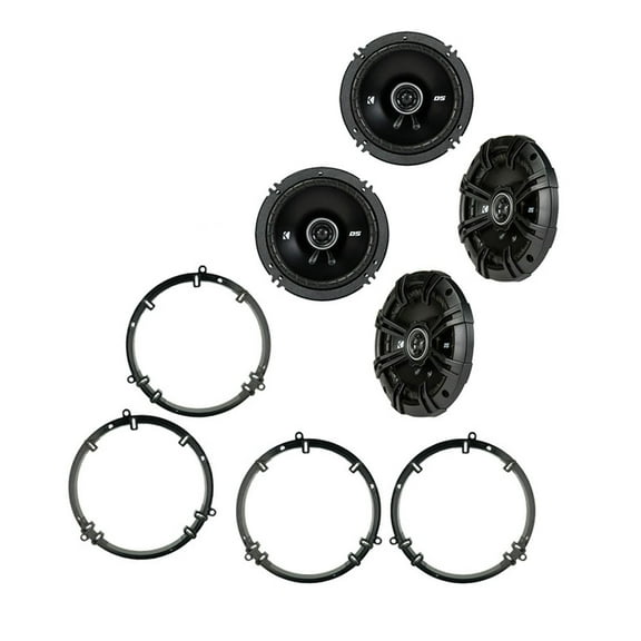Fits Volkswagen Jetta 1999-2005 Factory Speaker Upgrade Kicker (2) DSC65 Package