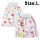 thumbnail image 1 of 2 piezas de falda de pañales para niños, pantalones cortos, orinal lavable para bebé, faldas de entrenamiento para niños, para dormir por la noche, 1 of 8