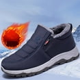 thumbnail image 4 of Xmyrz Snow Boots For Men Waterproof Cozy Round Toe Vogue Thin Flat Going Out Wide Calf Boots Winter Boots Mens Shoes, 4 of 9