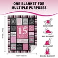 thumbnail image 5 of Sweet 16 Gifts for Girls, 16 Year Old Girl Gifts for Birthday, Gifts for 16 Year Old Girl, 16th Birthday Gifts for Girl, Sweet Sixteen Gifts for Girls, 16th Birthday Decorations Blanket 60"X50", 5 of 5
