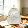 thumbnail image 4 of Aesthetic Backpack with Star Cutout Window, 15.74X12.59X5.11" Printed Casual Daypack, Clear Decor Backpack, Lightweight Commute Rucksack, Multi Pocket Storage Bag, Fashion Carry Backpack, 4 of 5