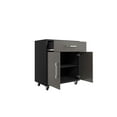 thumbnail image 7 of Eiffel Garage Work Station Set of 3 in Matte Black and Grey, 7 of 7