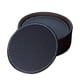 thumbnail image 5 of Juego de 6 posavasos de cuero para bebidas, alfombrilla redonda para taza para uso doméstico y en la cocina, color negro, 3,94 pulgadas Zhivalor SNFLD1093, 5 of 9