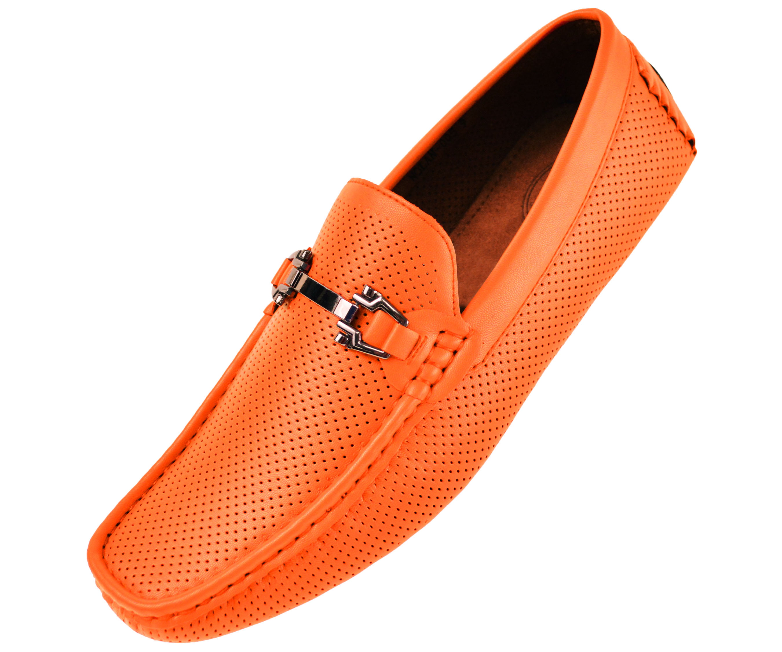 Comfortable Loafer Shoe Style Nolan Casual Driving Moccasin Amali The Original Mens Perforated Smooth Driver