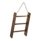 thumbnail image 5 of Toalleros de madera, estante de madera, soporte para toallas de té, toallero de baño con cuerda, toallero colgante para dormitorio, cocina, pared del, 5 of 9
