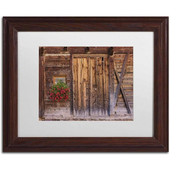 Trademark Fine Art 'Rustic Charm' Canvas Art by Michael Blanchette Photography, White Matte, Wood Frame