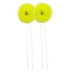thumbnail image 2 of 2 cordones para patines con cascabeles, 25 cm, ligeros, para patinar. amarillo, 2 of 9