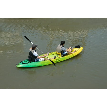 canvas print water people kayaking kayak summer sport nature