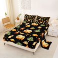thumbnail image 2 of Erosebridal Teens Cartoon Camper Queen Sheet Sets 4 Pieces,Girls Boys Funny Food Bed Set,Ultra Soft Home Decor, 2 of 5