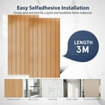 thumbnail image 7 of LOLIPPYY 1 Roll Wood Grain Peel And Stick Wallpaper: Self Adhesive Removable Wallpaper - 40cm x 3m Waterproof Wall Panels for Living Room Bedroom Decor, 7 of 7
