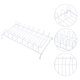 thumbnail image 1 of unbranded White Draining Plate Holder Ideal Para Almacenamiento Y De Recipientes Y Platos, 1 of 6