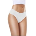 thumbnail image 2 of Braguitas sin costuras con cintura elástica sexy para mujer: braguitas tipo bikini con cintura elástica, poliéster-spandex suave, cómodas para el uso diario., 2 of 8