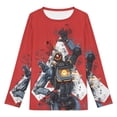 thumbnail image 3 of Apex Legends Pathfinder Men's Long Sleeve T-Shirt Loose Trendy Tee Soft Stretch Casual Shirt Top for Outdoor Indoor L, 3 of 7