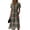 Green, variant on Minjewel Women's Gingham Shift Dress with Plaid V-Neck - Short Sleeve Summer Dress, Loose Flowy Beach Party Outfit, Preppy Comfy Vacation Mini Dress,Pink,L