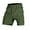 Green, variant on Khaki Mens Shorts Cargo Stretch Black 7 Inch Solid Drawstring Mens Shorts L