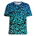 thumbnail image 5 of Animal Print Patterns Women's Short Sleeve T-Shirt Crew Neck Casual Summer Trendy Loose Fit Tops, 5 of 6