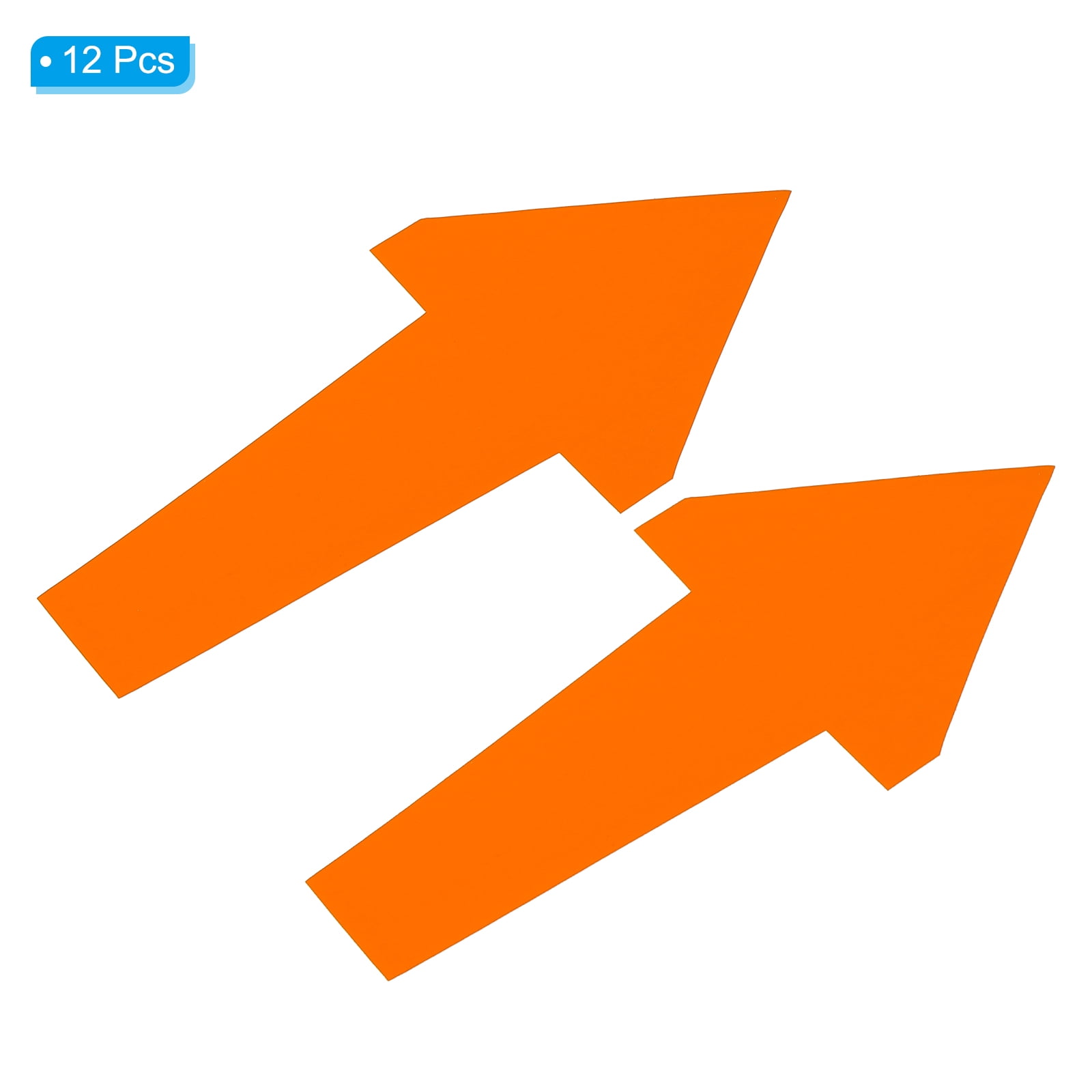 Unique Bargains Arrow Sticker Removable Self Adhesive Waterproof Floor Decal Orange