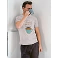 thumbnail image 2 of Less Stress More Coffee T-Shirt Men -Smartprints Designs, Male Large, 2 of 4
